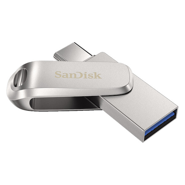Sandisk Dual Drive Luxe | Reversable USB-A - USB Type-C 150MB/s - 128 GB