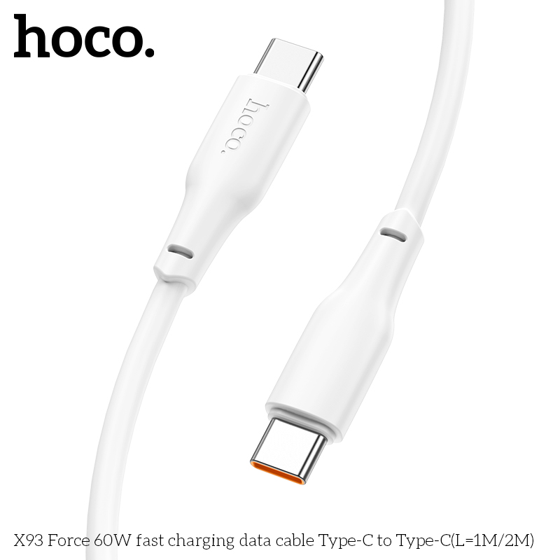 Hoco X93 Force 60W | Type-C to Type-C Cable - 2 Meters