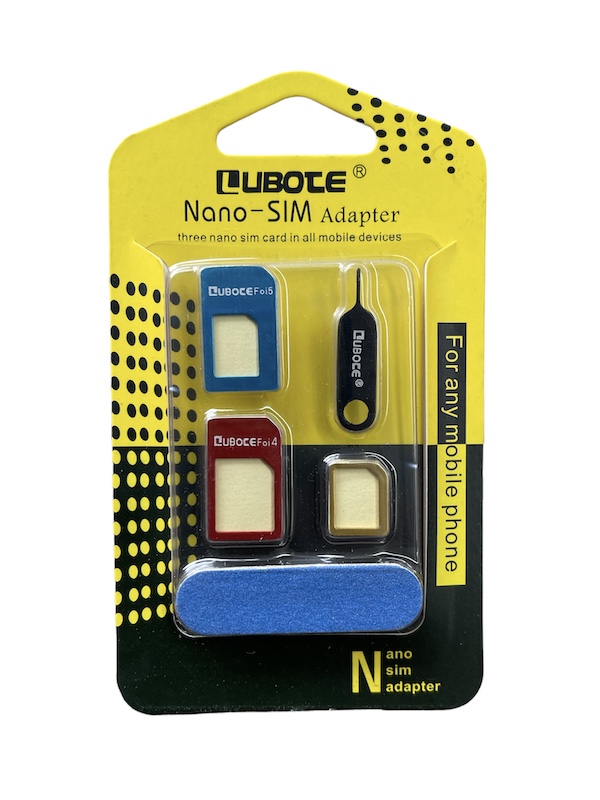LUBOTE Sim Pin and Adapters