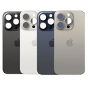 Complete Set Back Glass /w Camera Lens and Bezel with Magnetism Ring+Metal Plate  | iPhone 15 Pro Max  - All Colours