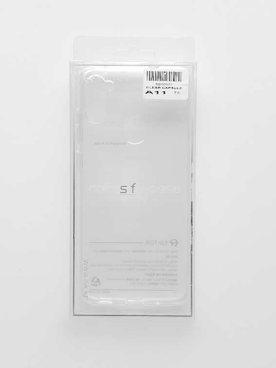 [I-161] Mercury Transparent Capsule | Samsung A70 - Clear