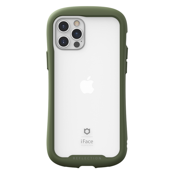 [KW4-05] Original Korean iFace Reflection Glass | iPhone 12 Pro Max (6.7) - Kaki