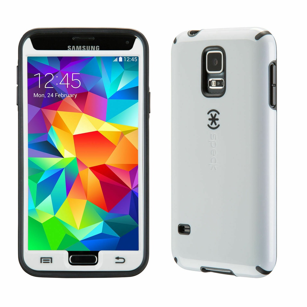 Speck CandyShell + Face Plate | Samsung S5 - White
