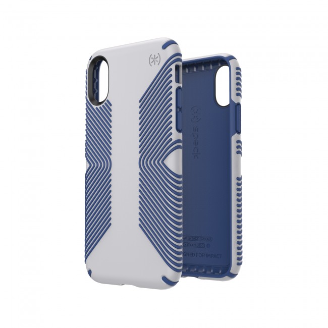 Speck Presidio Grip | iPhone X/Xs - Grey/Blue