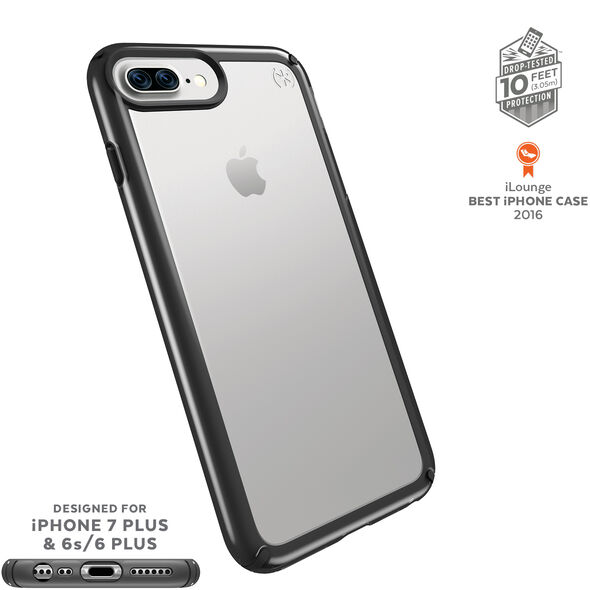 Speck Presidio Show | iPhone 6 Plus/7 Plus/8 Plus - Clear/Black