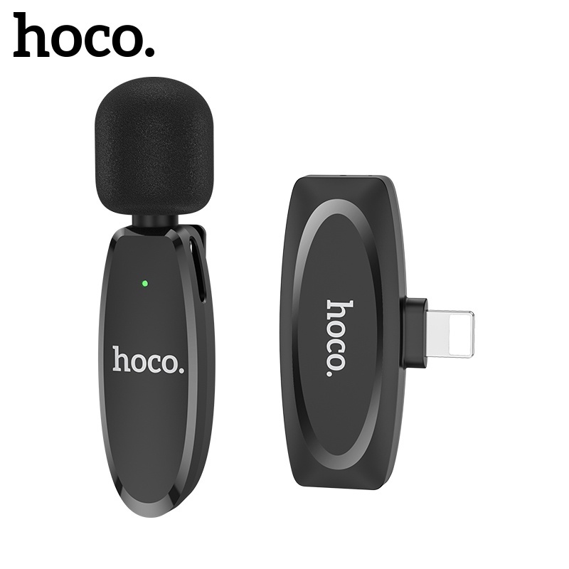 Hoco L15 | Crystal lavalier wireless digital microphone - Lightning