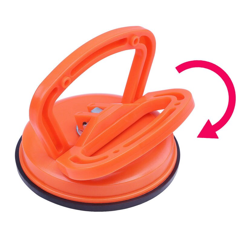 Strong Heavy Duty Orange Large Suction Cup for Tablet - 125mm