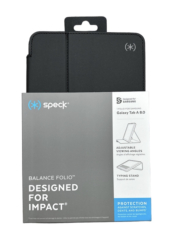 [SR5-1] Speck Balance Folio | Samsung Galaxy Tab A 8.0 - Black