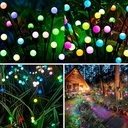 Outdoor Waterproof Solar Powered | Firefly Lights Garden Lights Color Changing RGB [PACK of 2]