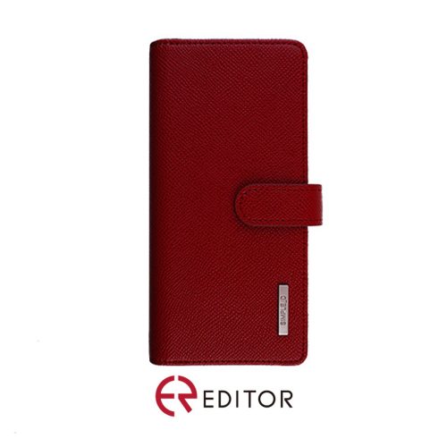 Korean Simple D Double Folio | iPhone 15 Pro (6.1) - Red