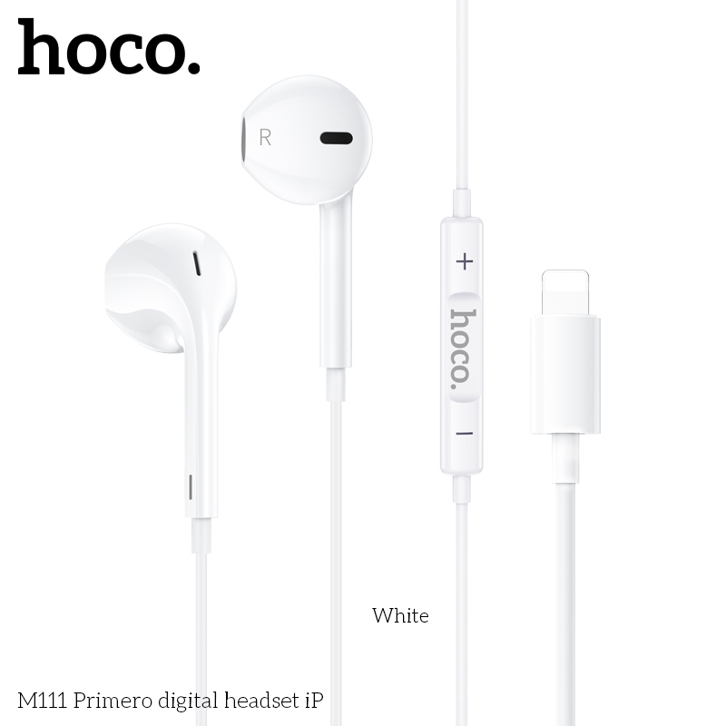 Hoco M111 Primero | Digital headset - Lightning Connector