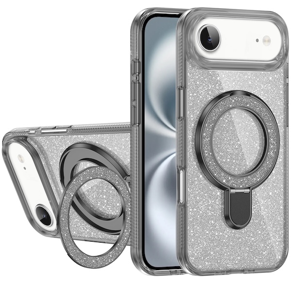 Coco Sparkle Ring Stand | iPhone 17 Air - Wireless Charging Compatible