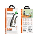 Hoco U150 Exquisite bracket 60W Cable C to C [Orange Box]