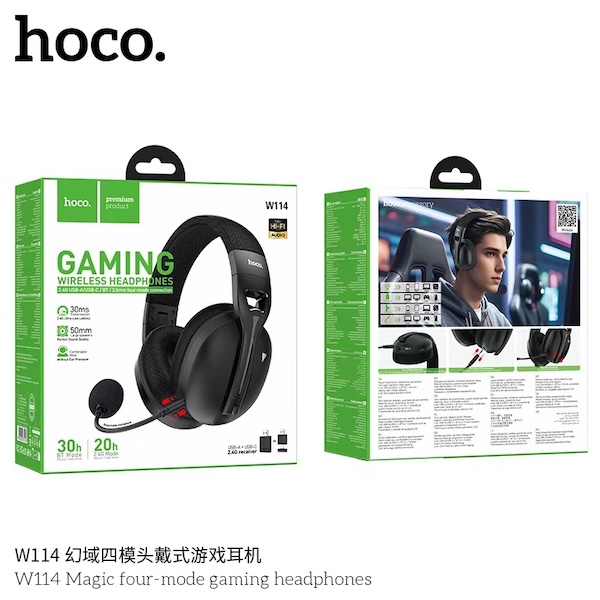 HOCO W114 Magic four-mode gaming headphones