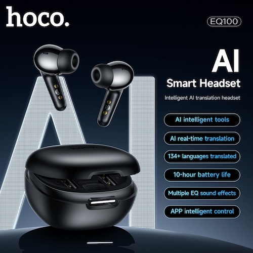 Hoco EQ100 Intelligent AI translation headset(App)