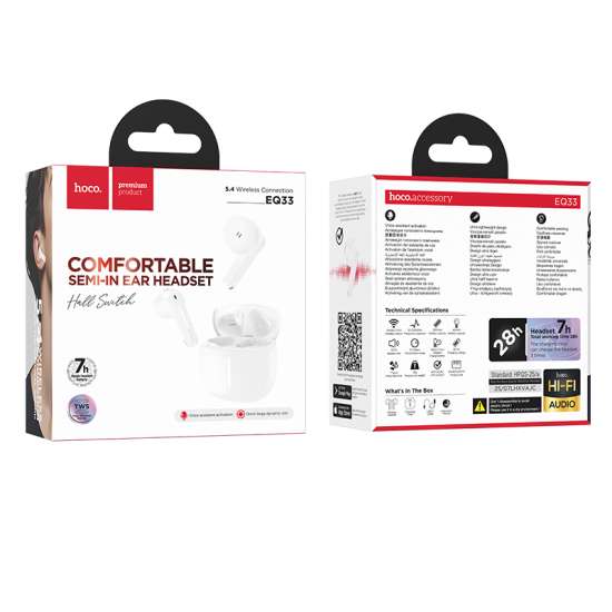 Hoco EQ33 Gem wireless BT headset(App)