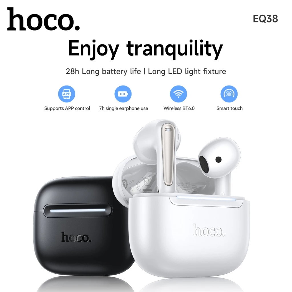 Hoco EQ38 Cadence true wireless BT headset (App)