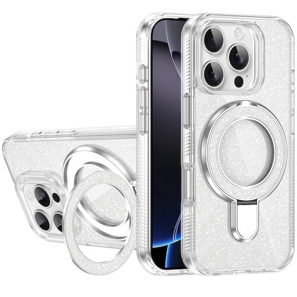 Nico Sparkle Ring Stand | iPhone 13 Pro Max - Wireless Charging Compatible