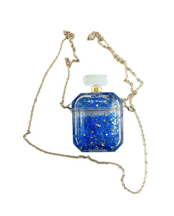 Coco Waterfall /w necklace | Airpods 1/2 - Blue