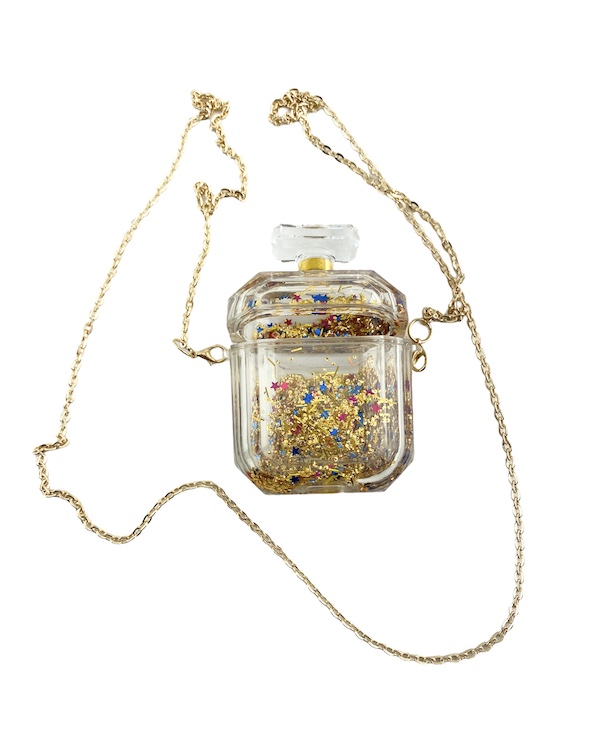 Coco Waterfall /w necklace | Airpods 1/2 - Gold