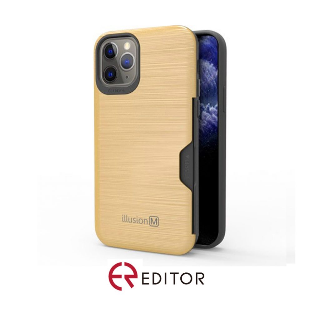 Editor Illusion w/ Card Slot | iPhone 11 Pro Max – Gold