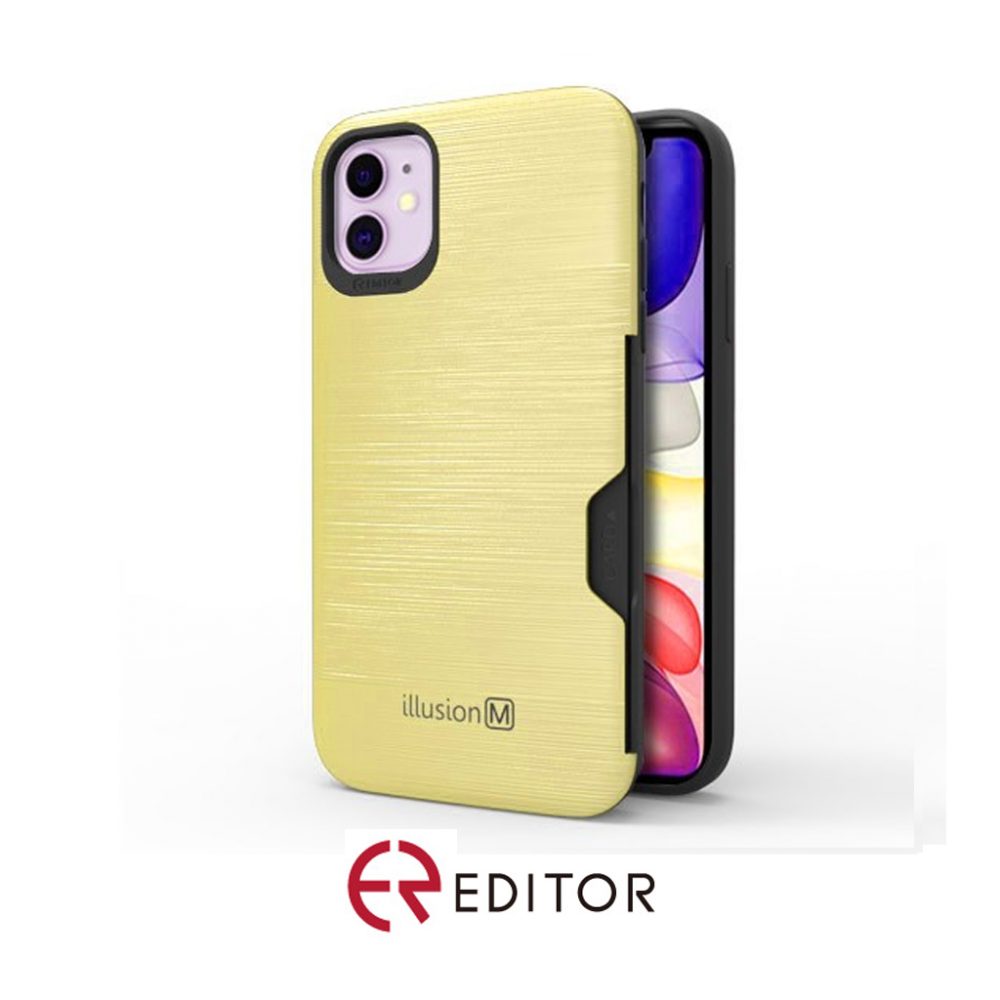 Editor Illusion w/ Card Slot | iPhone 12 mini (5.4) – Gold
