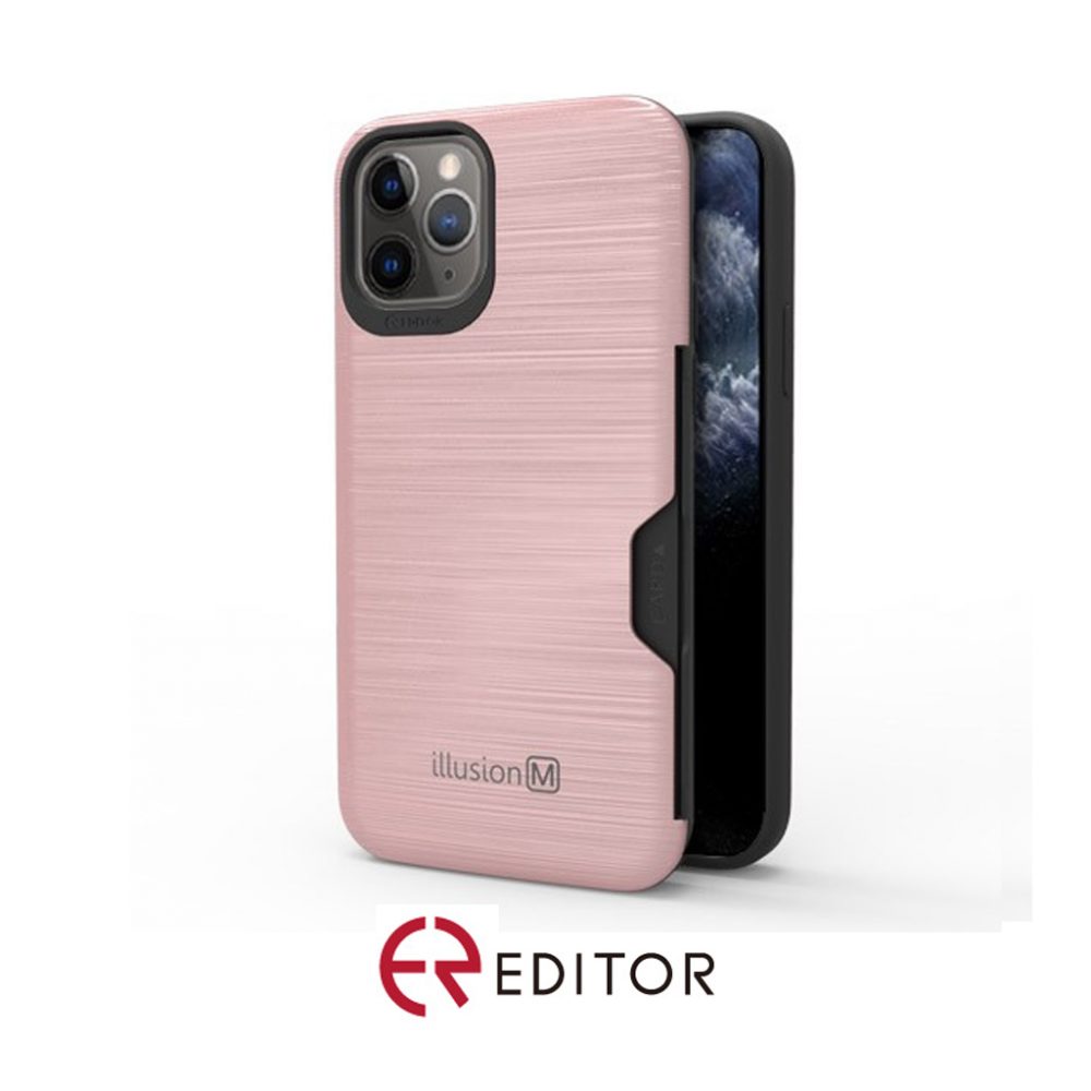 Editor Illusion w/ Card Slot | iPhone 12 mini (5.4) – Rose Gold