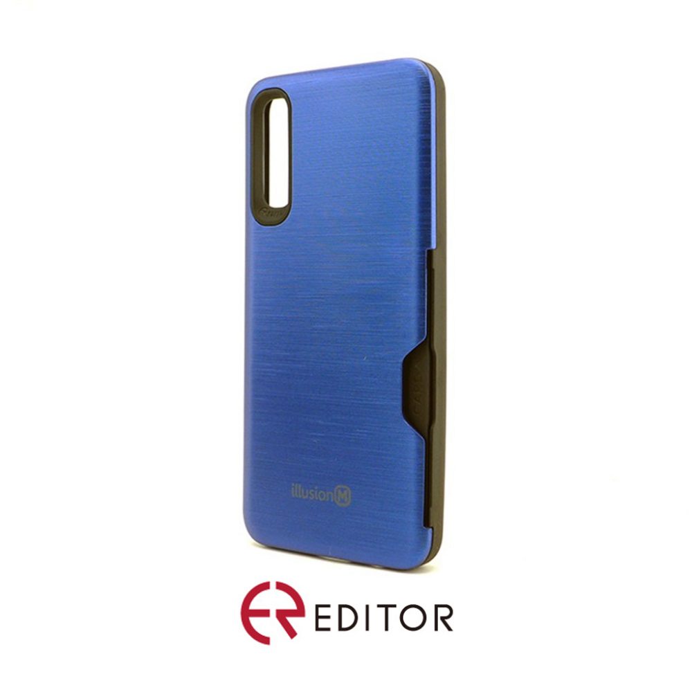 Editor Illusion w/ Card Slot | iPhone XR – Blue