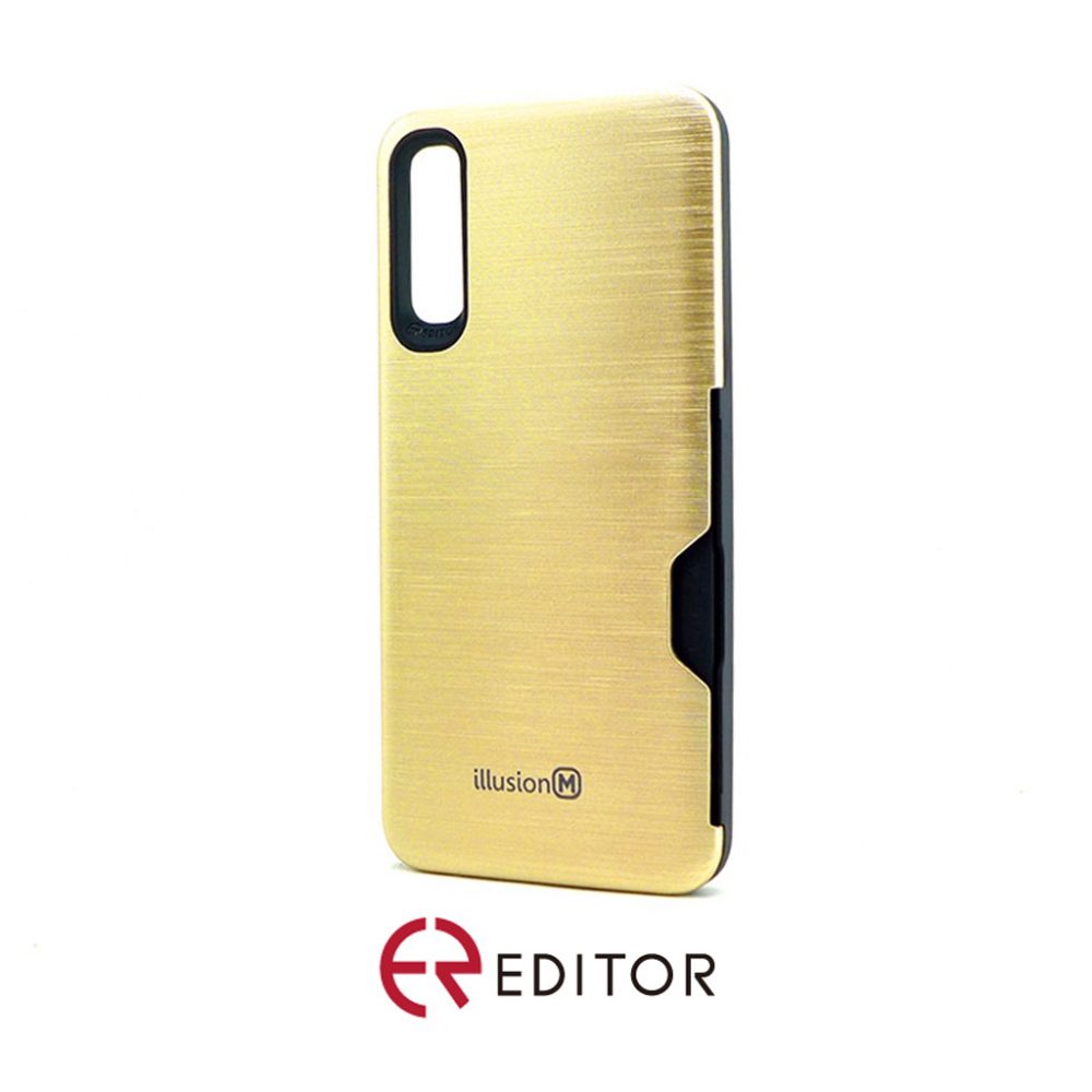 Editor Illusion w/ Card Slot | iPhone XR – Gold