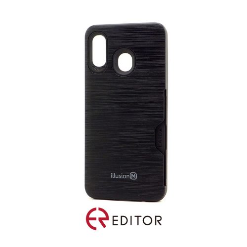 Editor Illusion w/ Card Slot | Samsung A20/30 – Black
