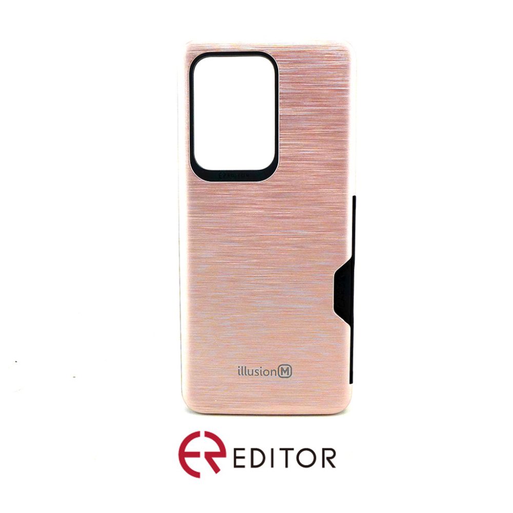 [I-165] Editor Illusion w/ Card Slot | Samsung Galaxy A52 – Rose Gold