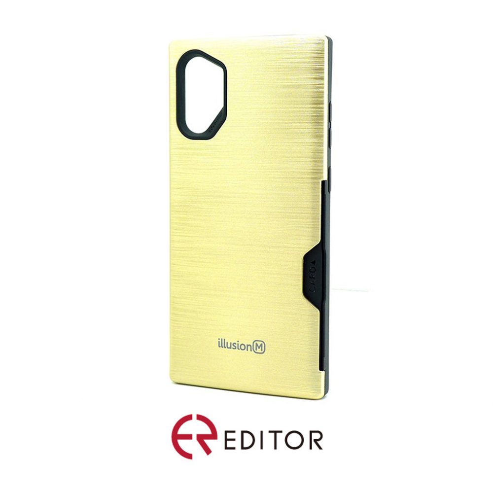 Editor Illusion w/ Card Slot | Samsung Note 10 – Gold