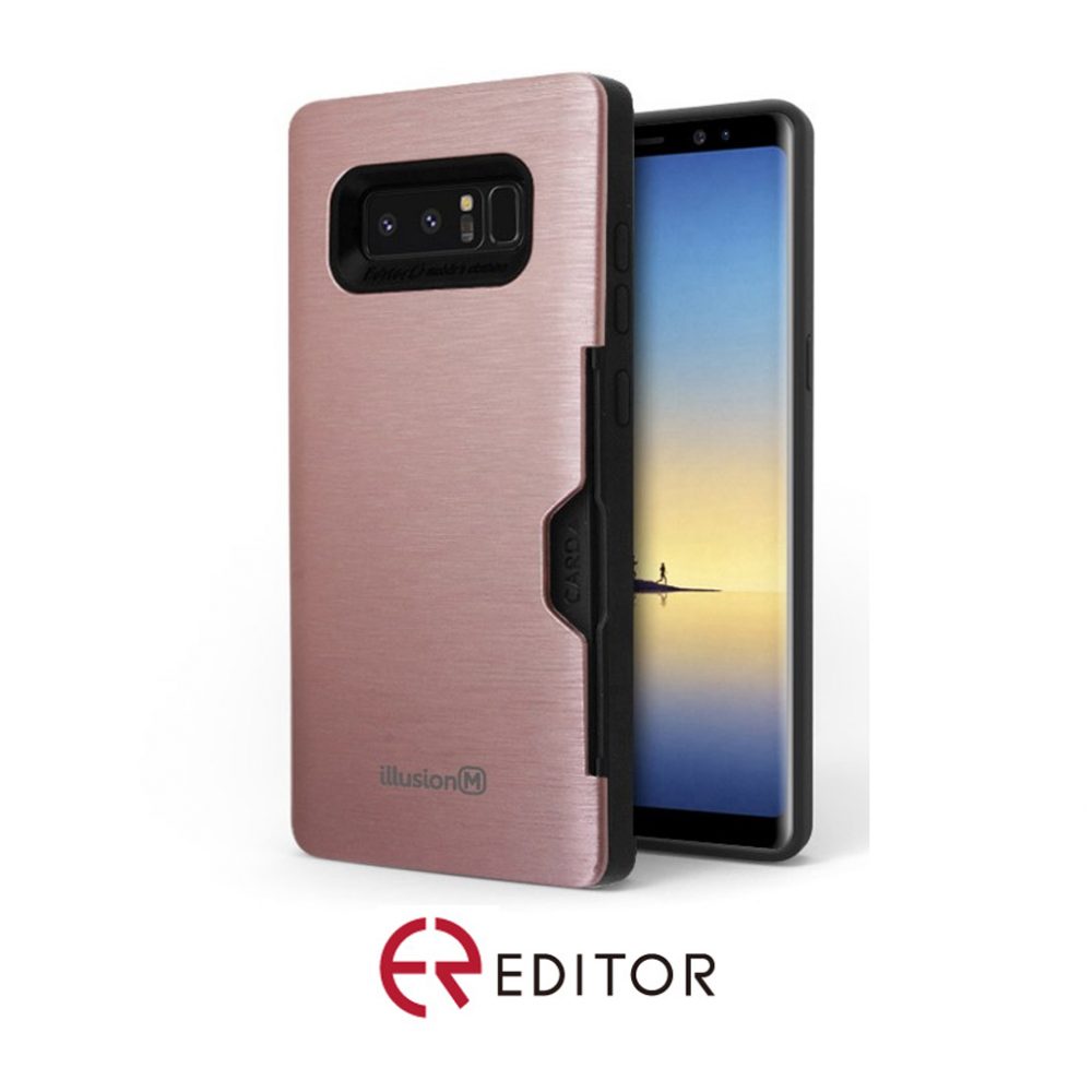 [KW2-07] Editor Illusion w/ Card Slot | Samsung S10e – Rose Gold
