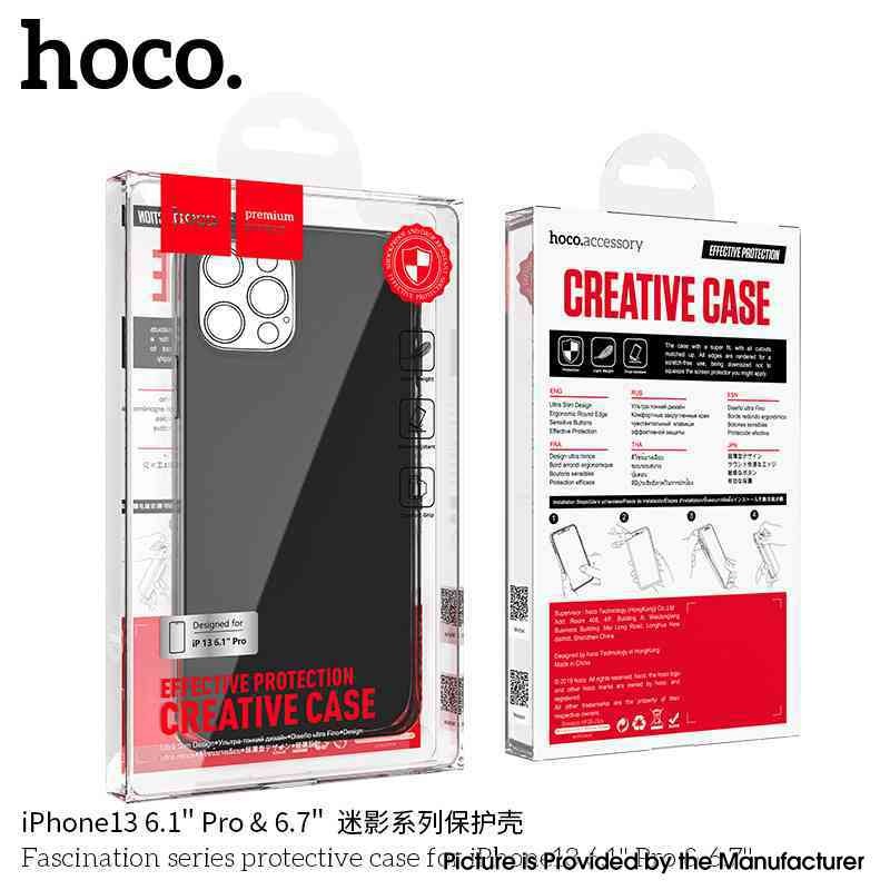 [FW2-08] Hoco Creative SF Jelly | iPhone 13 Pro Max (6.7) - Black