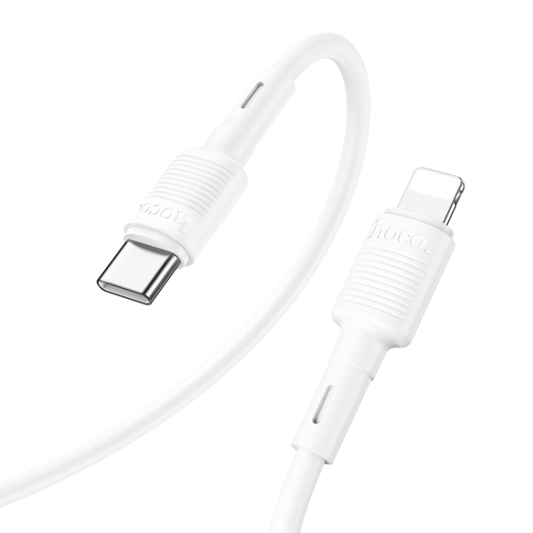 Hoco X83 Victory | PD Type-C to Lightning Cable - White
