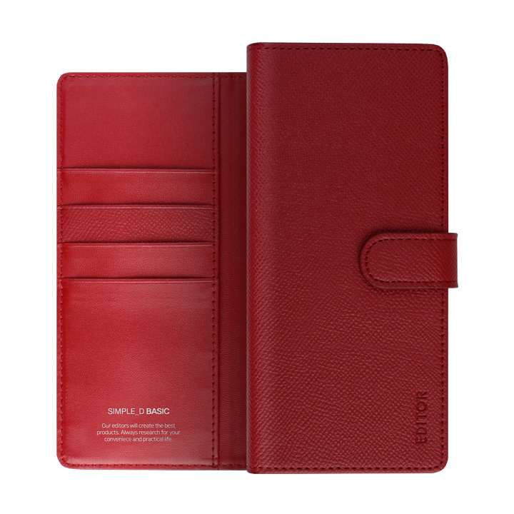 [FW1-25] Korean Simple D Basic | Samsung Note 20 Ultra – Red