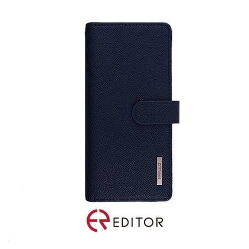 [FW2-23] Korean Simple D Double Folio | Samsung A12 - Navy